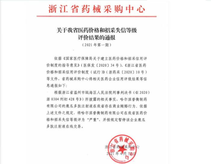 昆明严惩药企商业贿赂！首例严重失信企业处罚结果公布